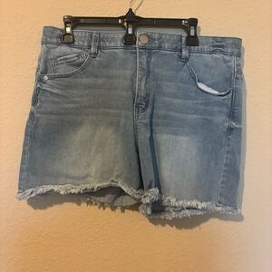 Democracy AB Solution Women’s Cutoff  Denim Jean Shorts, Size 14
